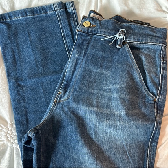 Frame Le Slender Straight Leg Jeans trouser-like silhouette stretch Size 30 NWOT - Picture 7 of 10